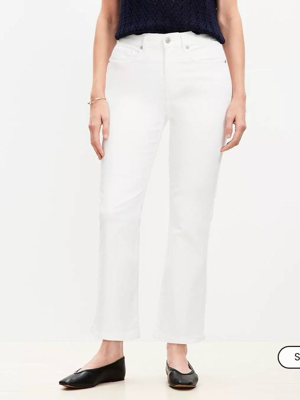 NWT Loft White Jeans Size 26